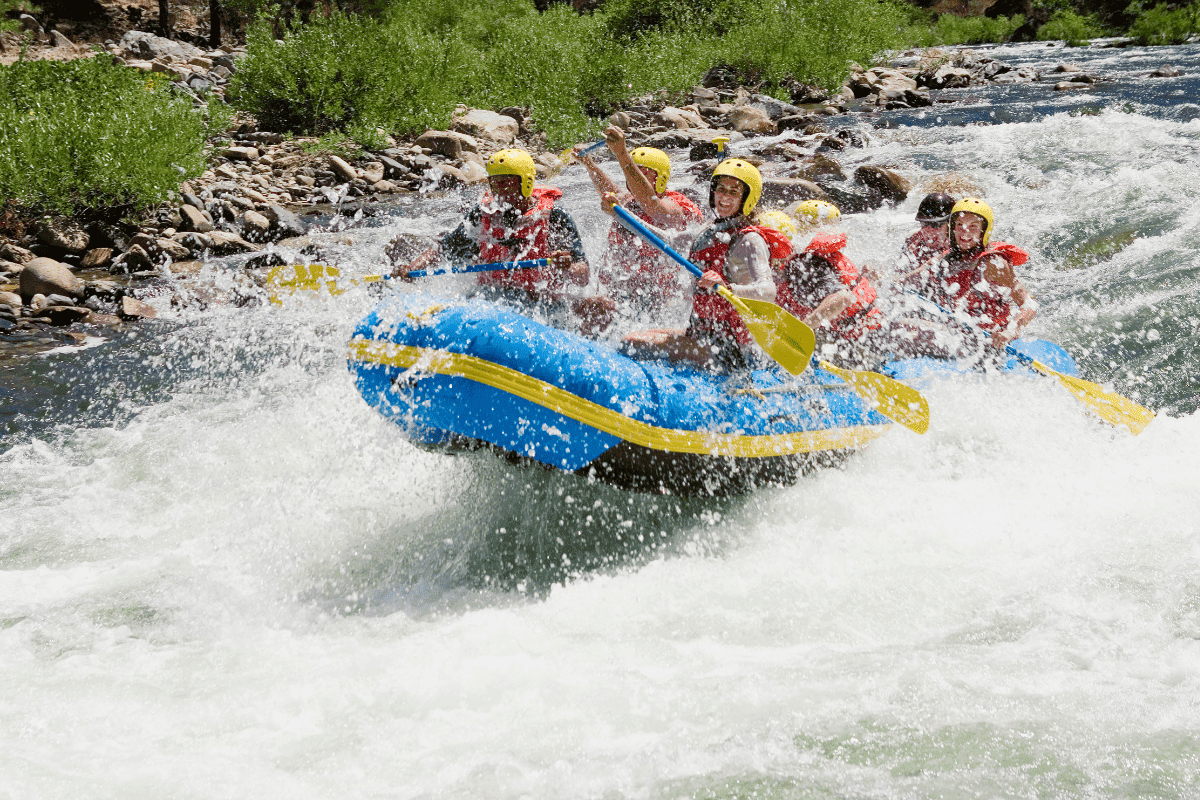 Rafting season starts on May 1st