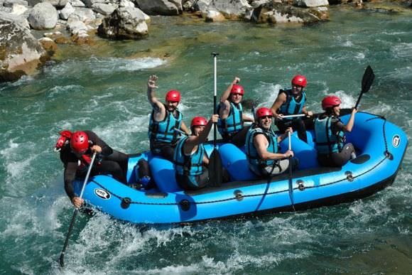 Rafting one day