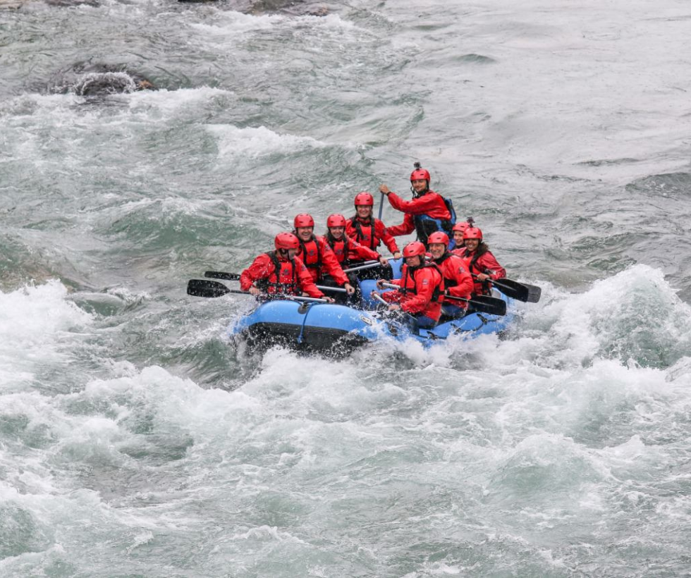 Rafting sleep